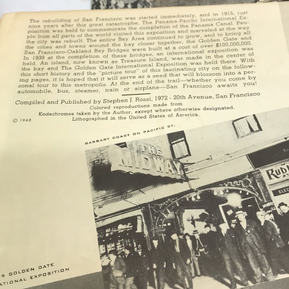 Collection of Vintage Travel Souvenir Guides SF plus more & Special Bundle Offer - Picture 10 of 11